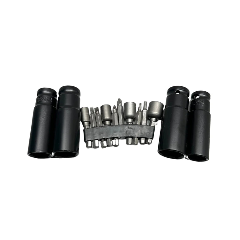 Kit Valigetta Makota con Utensile a Batteria 3 in 1 - Trapano Avvitatore a Percussione, Svitabulloni, Smerigliatrice 68V Brushless