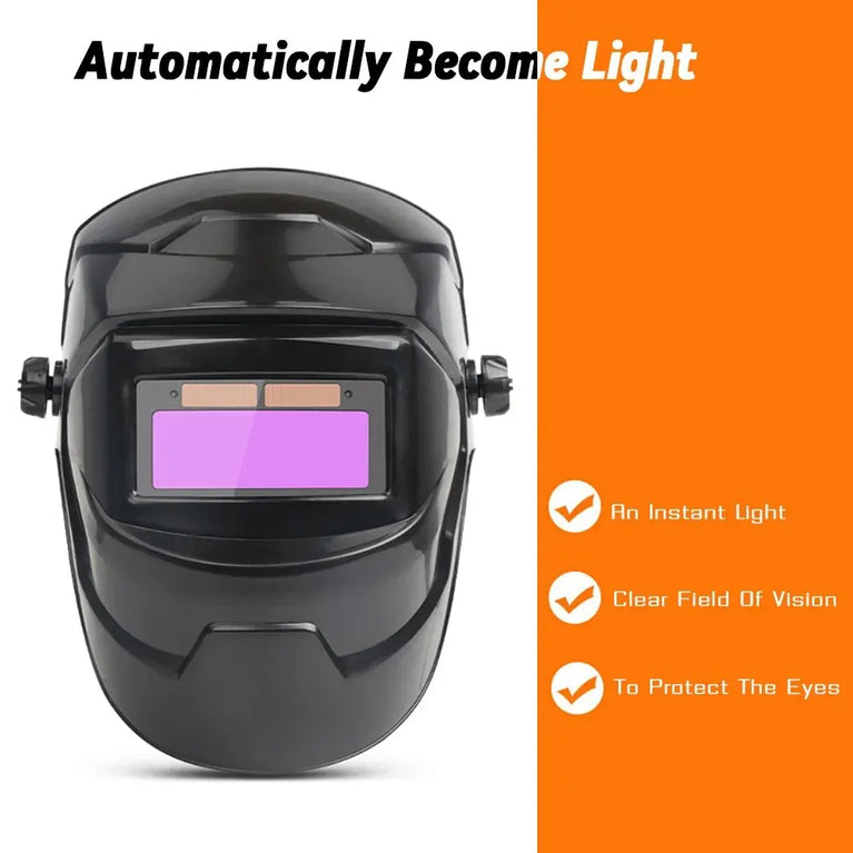 MASCHERA PER SALDATURA AUTOMATICA AUTO OSCURANTE PROTETTIVO TIG, MMA, MIG/MAG