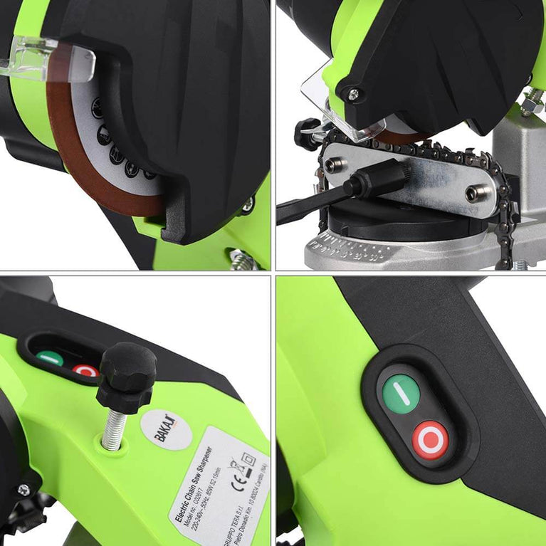 Affilacatene Elettrico Catena Motosega Affila Catena da banco 85W Disco 104mm