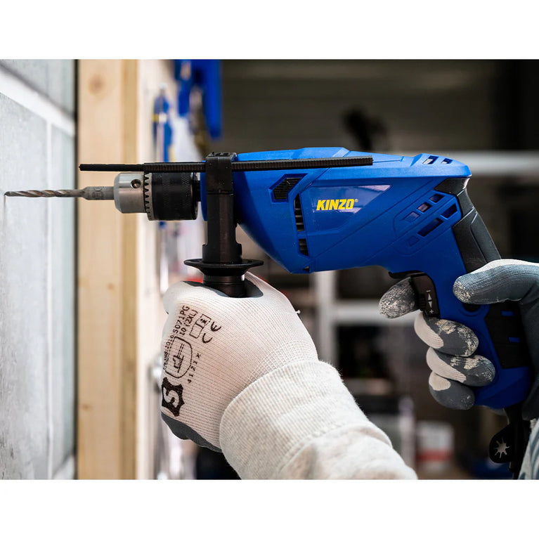 Trapano a Percussione 710W con Regolatore di Velocità con Righello di Profondità