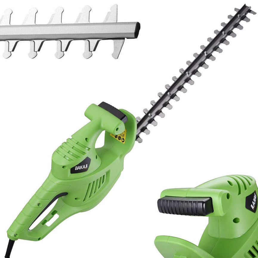 Tagliasiepi Elettrico 500W Lama 45 cm Sega Tagliabordi Decespugliatore Tosasiepi