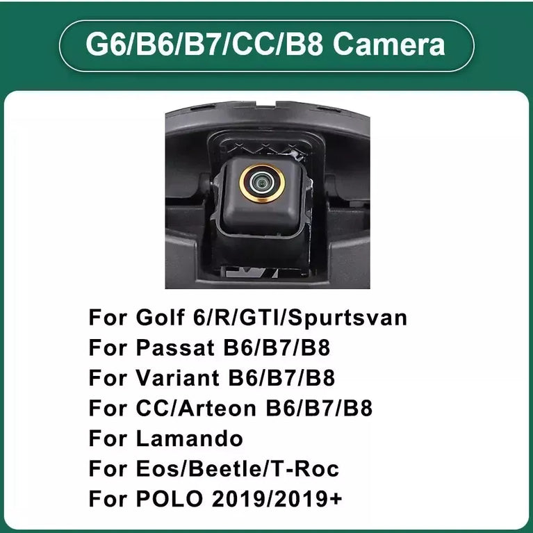 TELECAMERA POSTERIORE RETROCAMERA HD VW GOLF 6/7 GTI PASSAT B6/B7/B8 POLO T-ROC