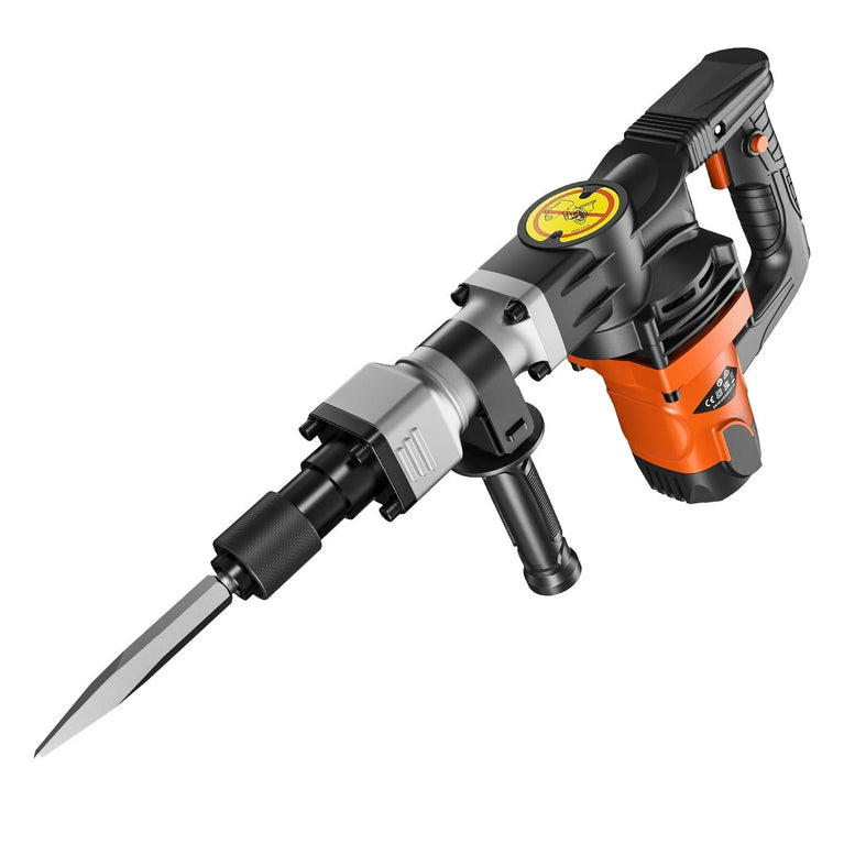 Martello Demolitore per Calcestruzzo 1400W 2 Punte a Scalpello da 2900BPM