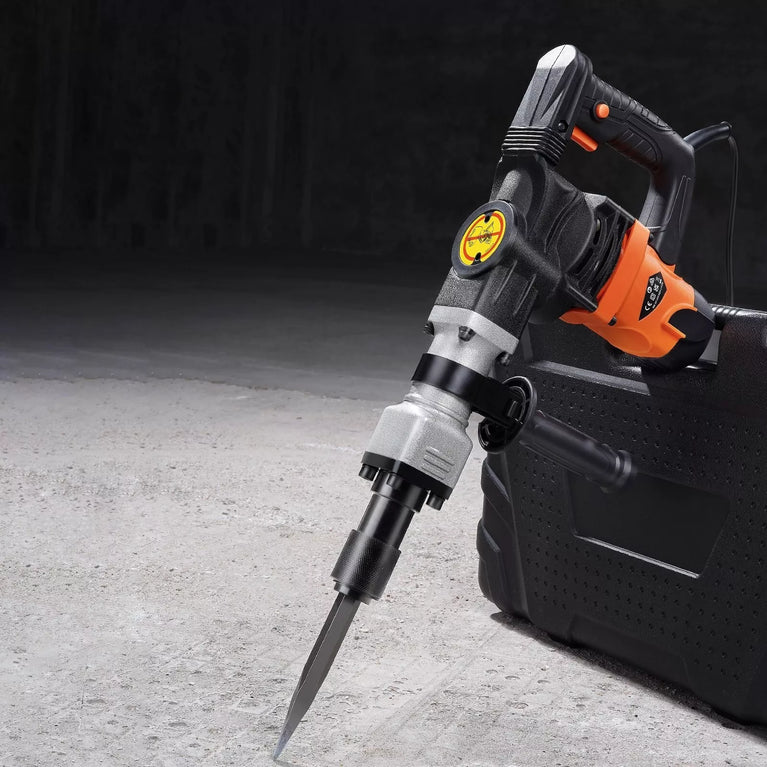 Martello Demolitore per Calcestruzzo 1400W 2 Punte a Scalpello da 2900BPM