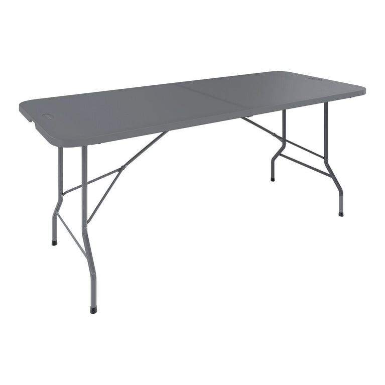 ARREDITALIA TAVOLINO PIEGHEVOLE IN DURA RESINA 180 X 74 X 74 CM Grigio