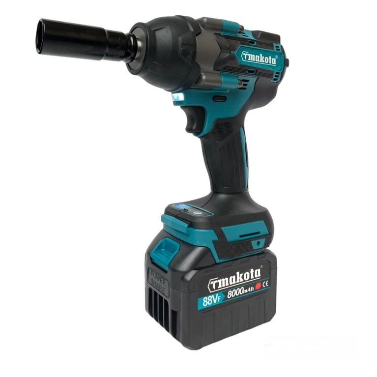 Makota Avvitatore a impulsi Svitabulloni 1/2" a batteria 88V 800Nm motore brushless con 2 batterie