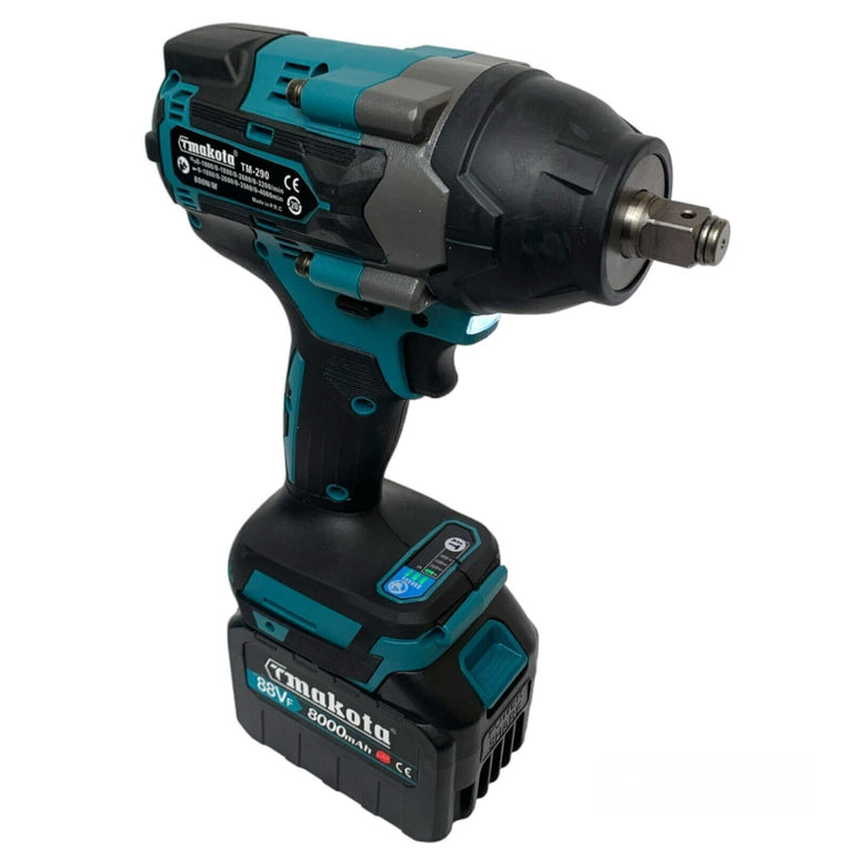 Makota Avvitatore a impulsi Svitabulloni 1/2" a batteria 88V 800Nm motore brushless con 2 batterie
