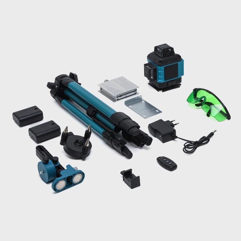 Livella laser tracciatore autolivellante 4D 16 linee 360° rotazione linea