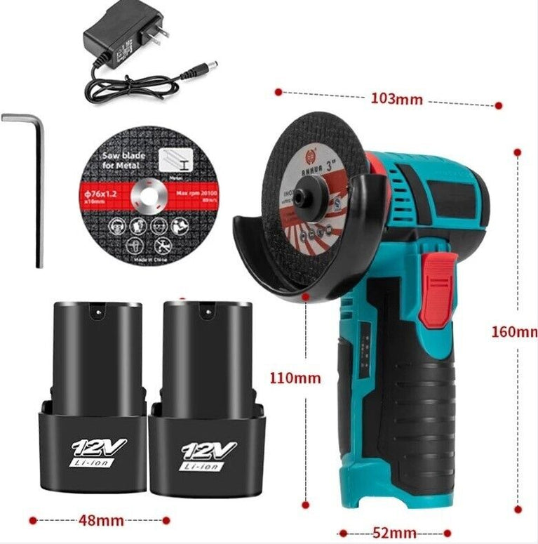 MINI FLEX SMERIGLIATRICE A 2 BATTERIA LITIO 12V 76MM 19500RPM + VALIGETTA