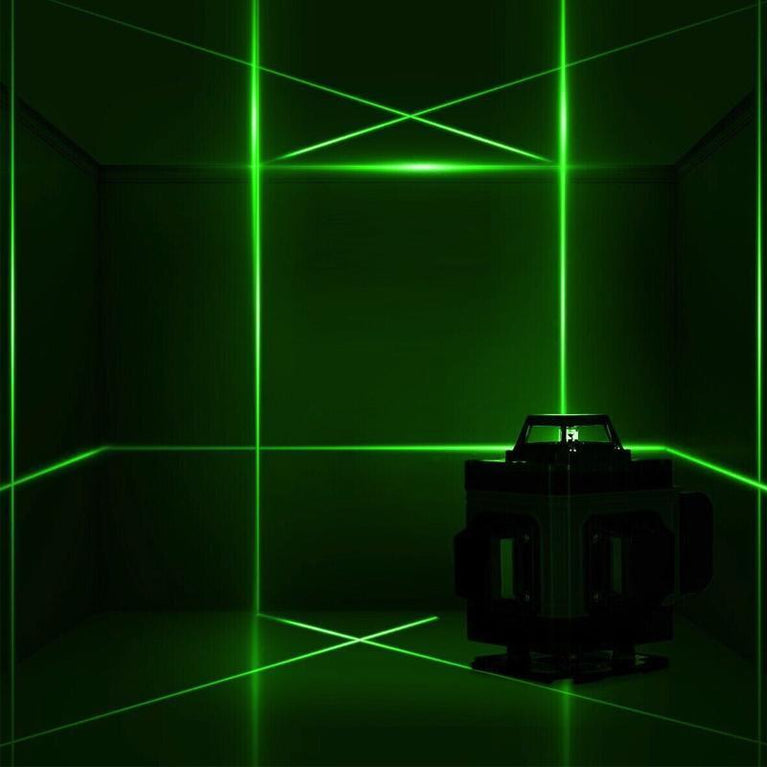 Livella laser tracciatore autolivellante 4D 16 linee 360° rotazione linea