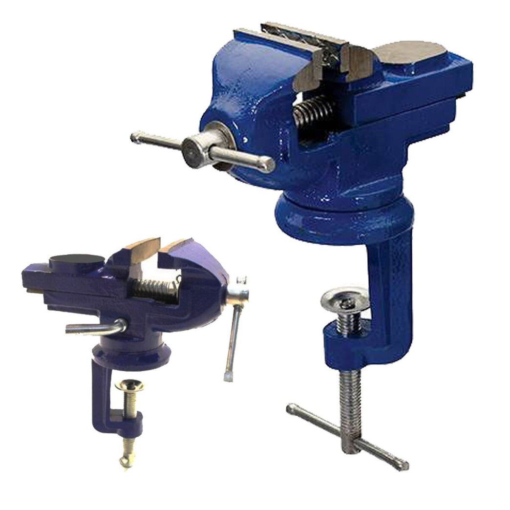 MORSA DA BANCO CON BASE GIREVOLE APERTURA MASSIMA 60mm FISSAGGIO A MORSETTO