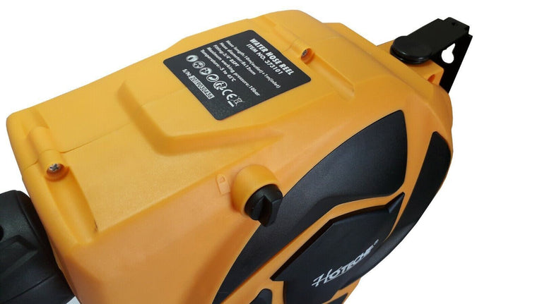AVVOLGITUBO AUTOMATICO ACQUA GIARDINO GIREVOLE ED AUTOAVVOLGENTE CON POMPA 10 MT
