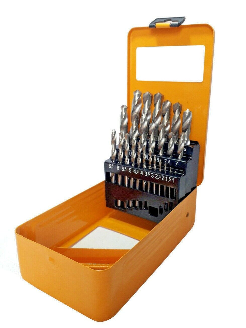 Set 19 punte per trapano HSS elicoidali ferro misure da 1 a 10mm