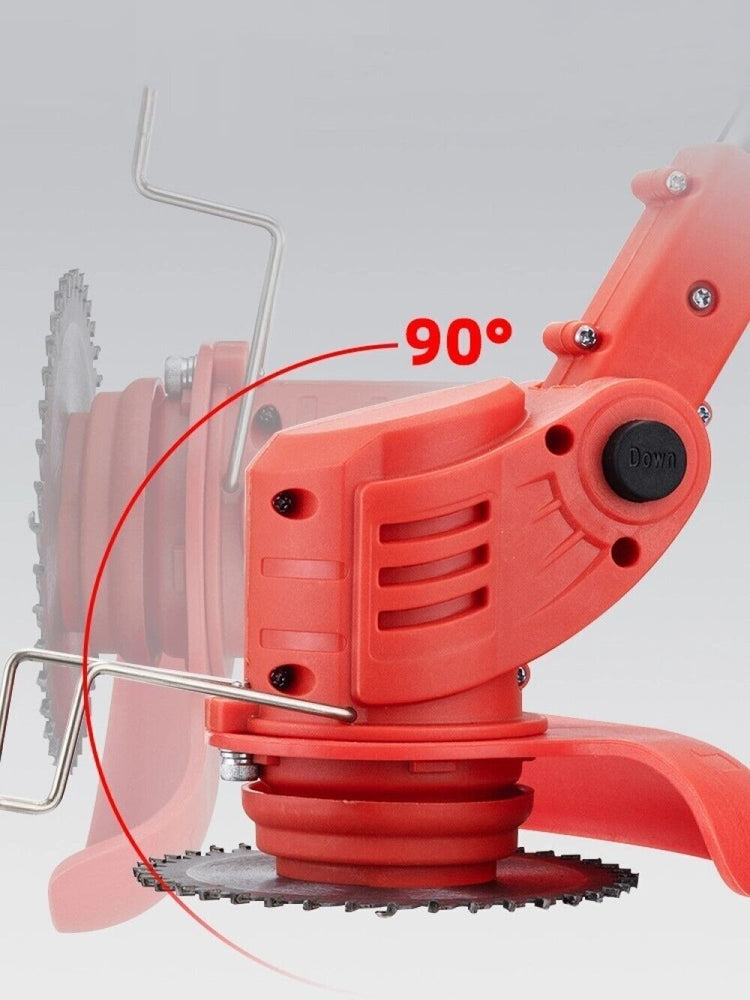 Decespugliatore Elettrico A 2 Batterie Litio 24v Tagliaerba Tagliabordi