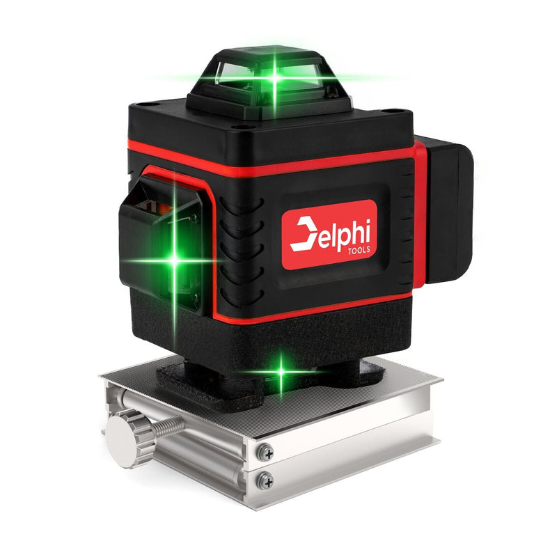 Delphi Laser Croce Livella croce Linea laser Verde Autolivellante Linee 16 360°