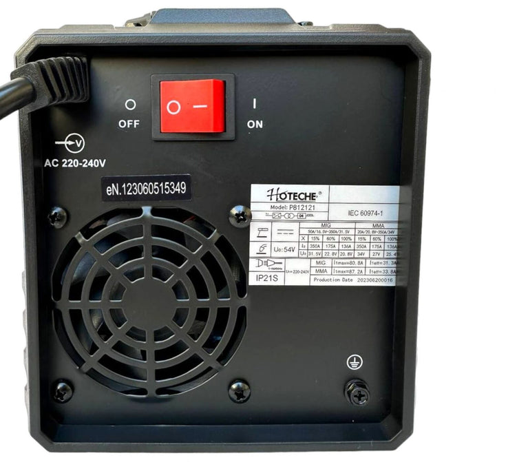 Saldatrice inverter 120A multifunzione MIG-MMA Filo continuo NO GAS + elettrodo