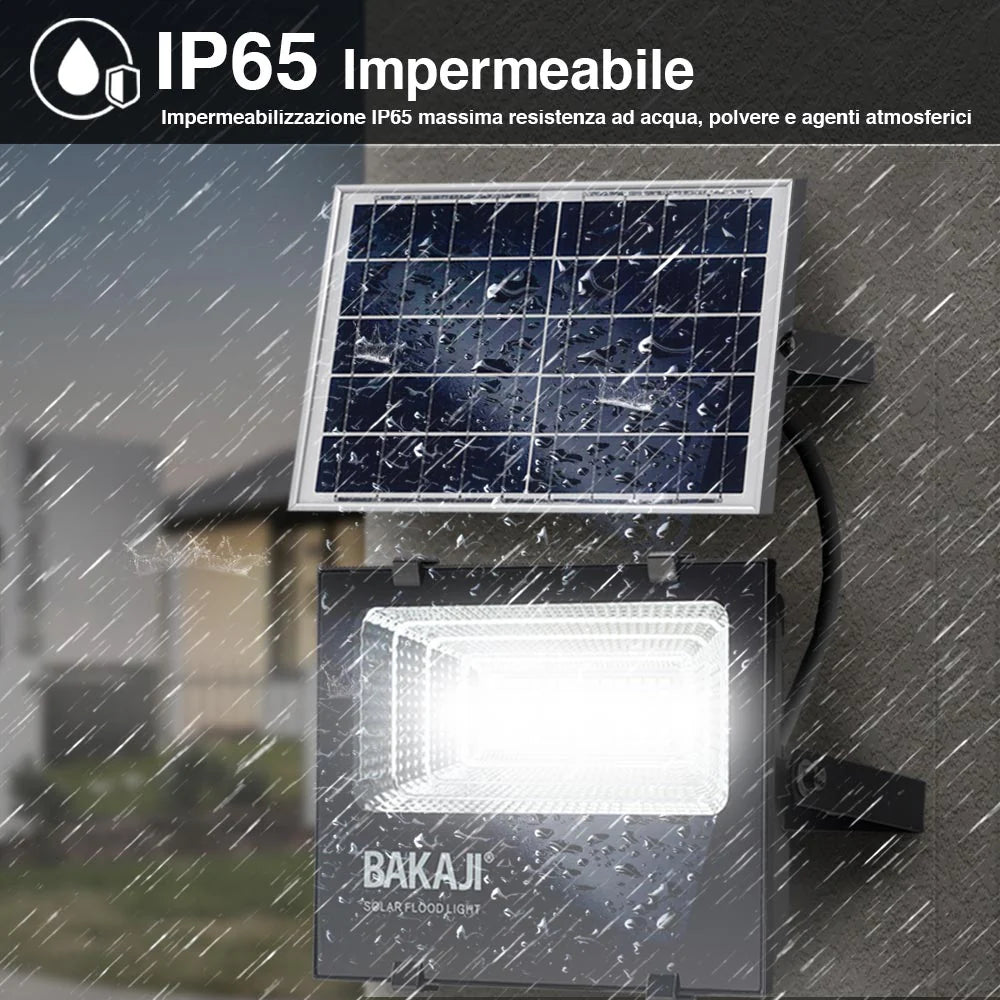 Luce Da Esterno 100W LED - Proiettore 10000LM IP66 - Accensione Automatica Notturna - Foto 10