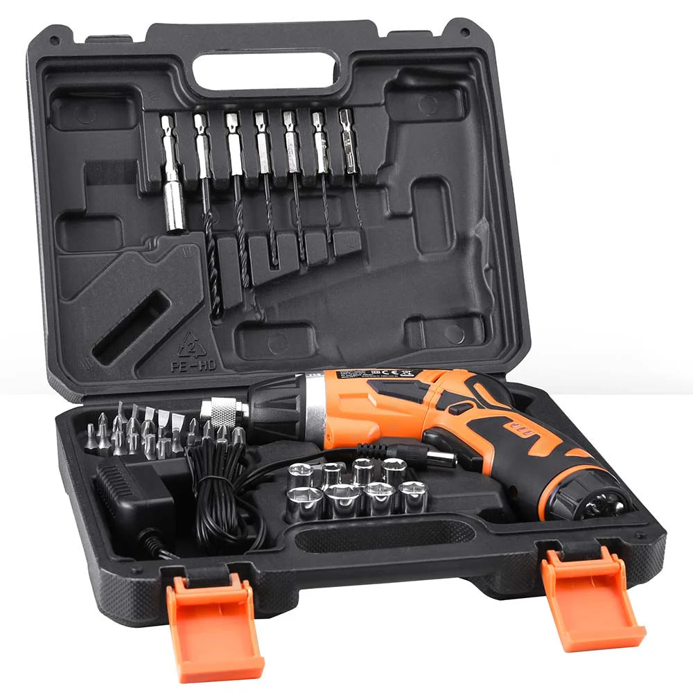 Cacciavite Elettrico A Batteria 8V - 30 Punte, Luce LED, 5.5Nm, Doppia Impugnatura, Ricarica Rapida - Foto 3