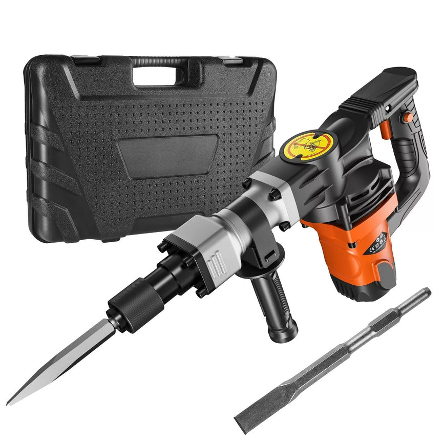 Martello Demolitore per Calcestruzzo 1400W 2 Punte a Scalpello da 2900BPM