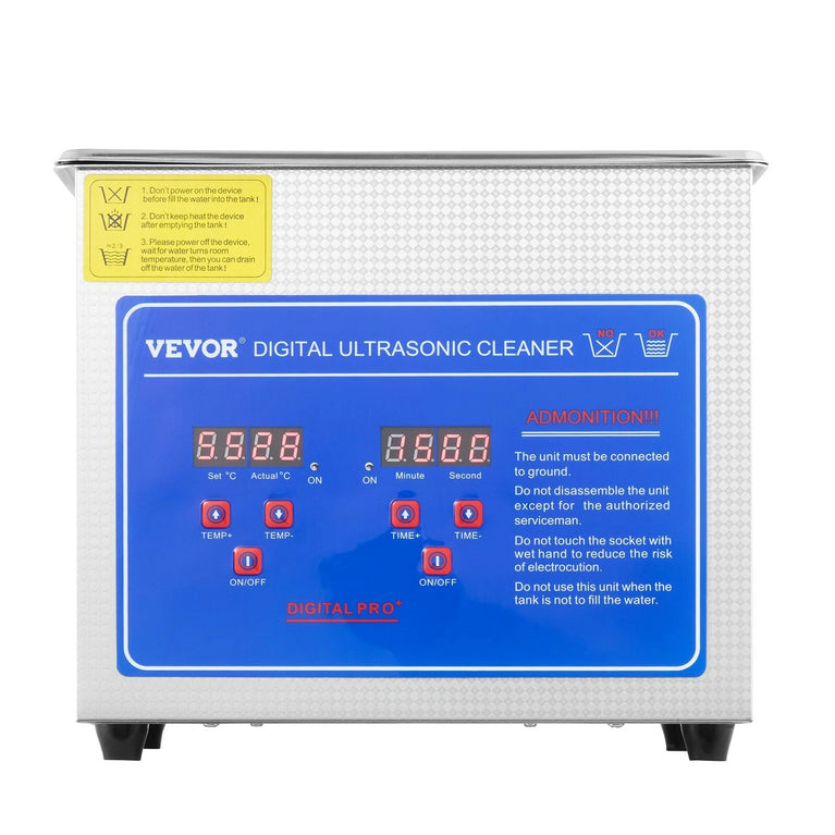Vasca Ultrasuoni Pulitore ad ultrasuoni 3L Macchina di Pulizia Timer Digitale