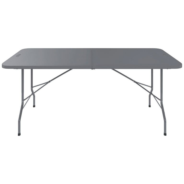 ARREDITALIA TAVOLINO PIEGHEVOLE IN DURA RESINA 180 X 74 X 74 CM Grigio