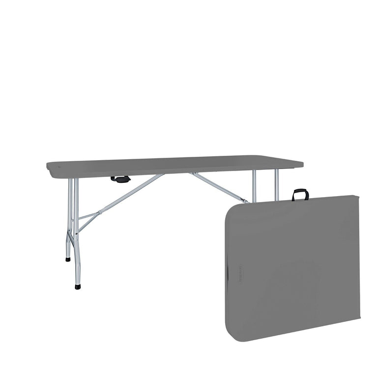 ARREDITALIA TAVOLINO PIEGHEVOLE IN DURA RESINA 180 X 74 X 74 CM Grigio