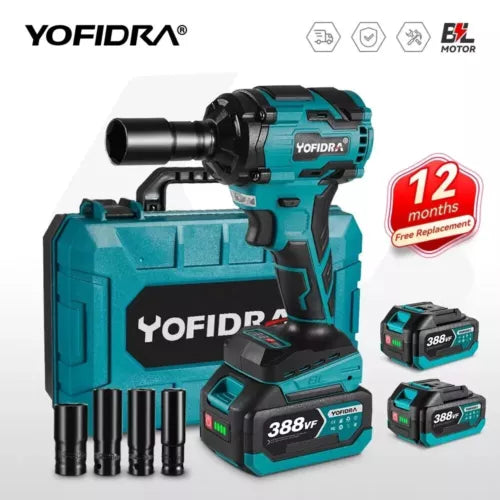 AVVITATORE A IMPULSI 1000NM A BATTERIA 18V CHIAVE A PERCUSSIONE SENZA SPAZZOLE